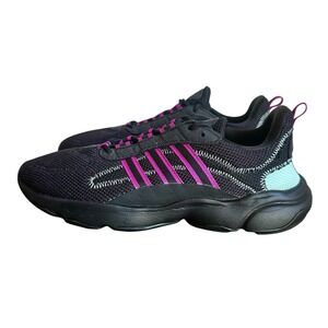 Adidas Originals Haiwee Sneakers Athletic Shoes Women's Size 9 Black Pink EF4457